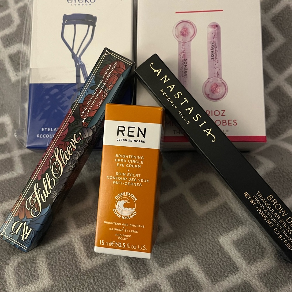 Eye Makeup and Self Care Bundle, Featuring KVD, REN, ABH